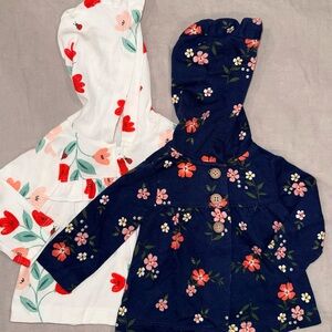 Carter’s Floral Baby Hooded Romper Set